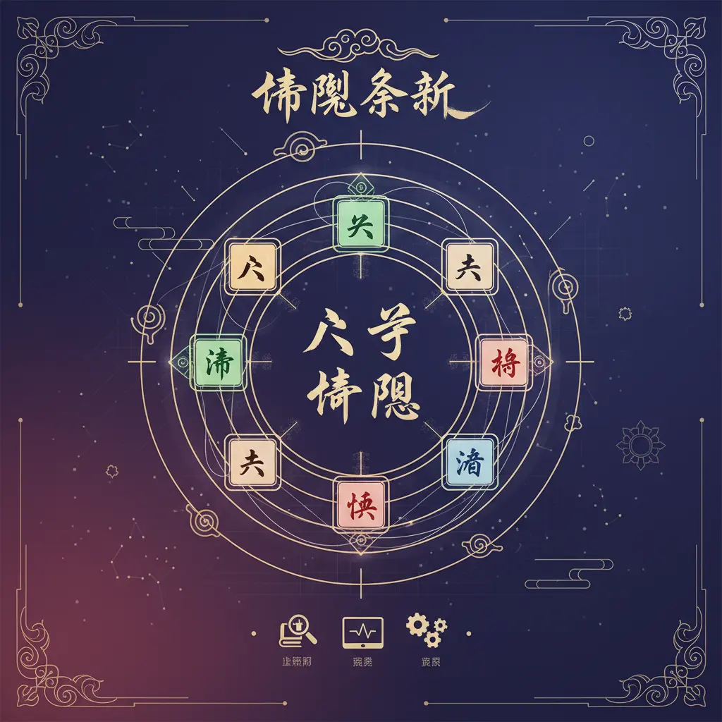 命盤解析 - 八字命盤