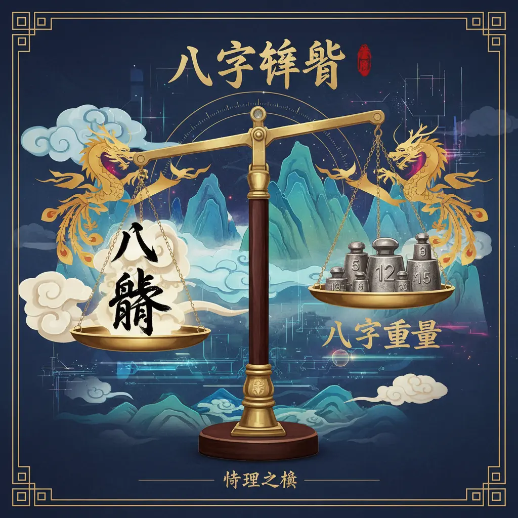 八字重量 - 八字秤骨