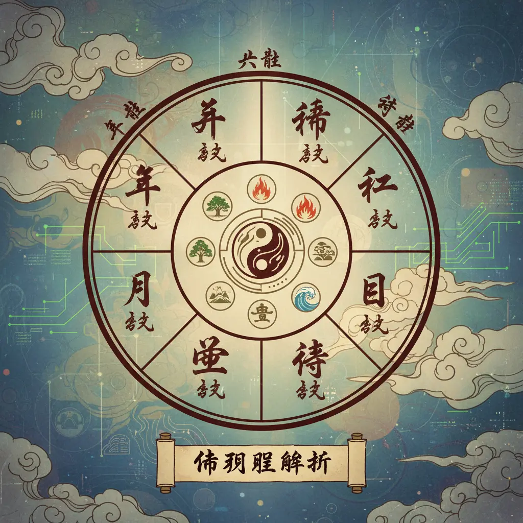 命理解析 - 八字命盤