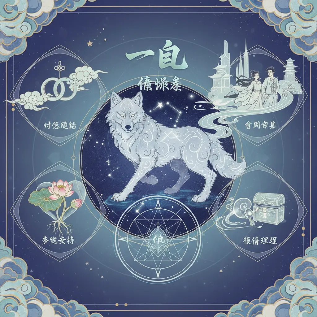 正緣特徵 - 一白貪狼星