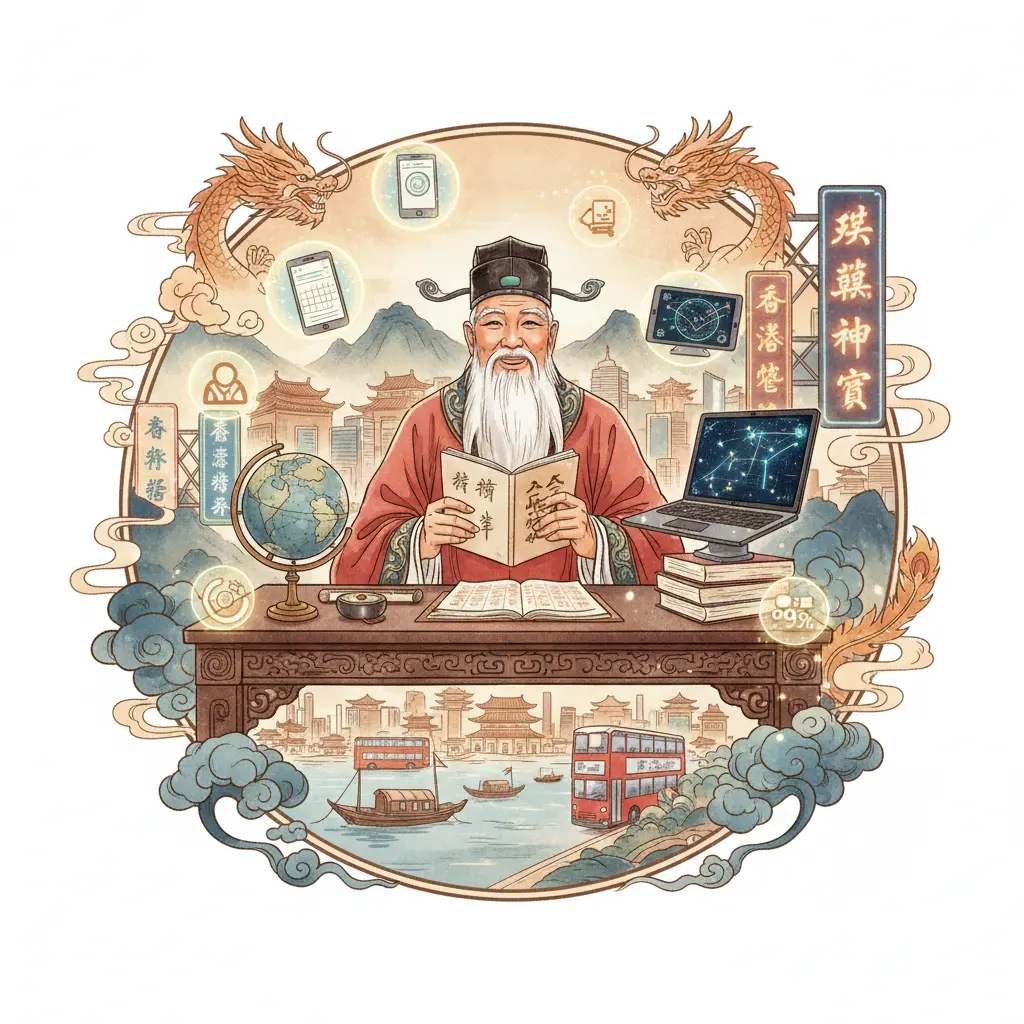 香港很準的算命師 - 朱鵲橋