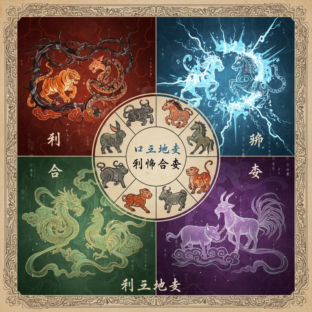 刑衝合害 - 十二地支