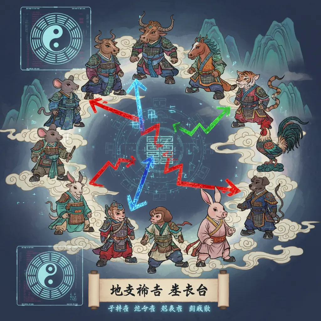 生克合 - 地支相害