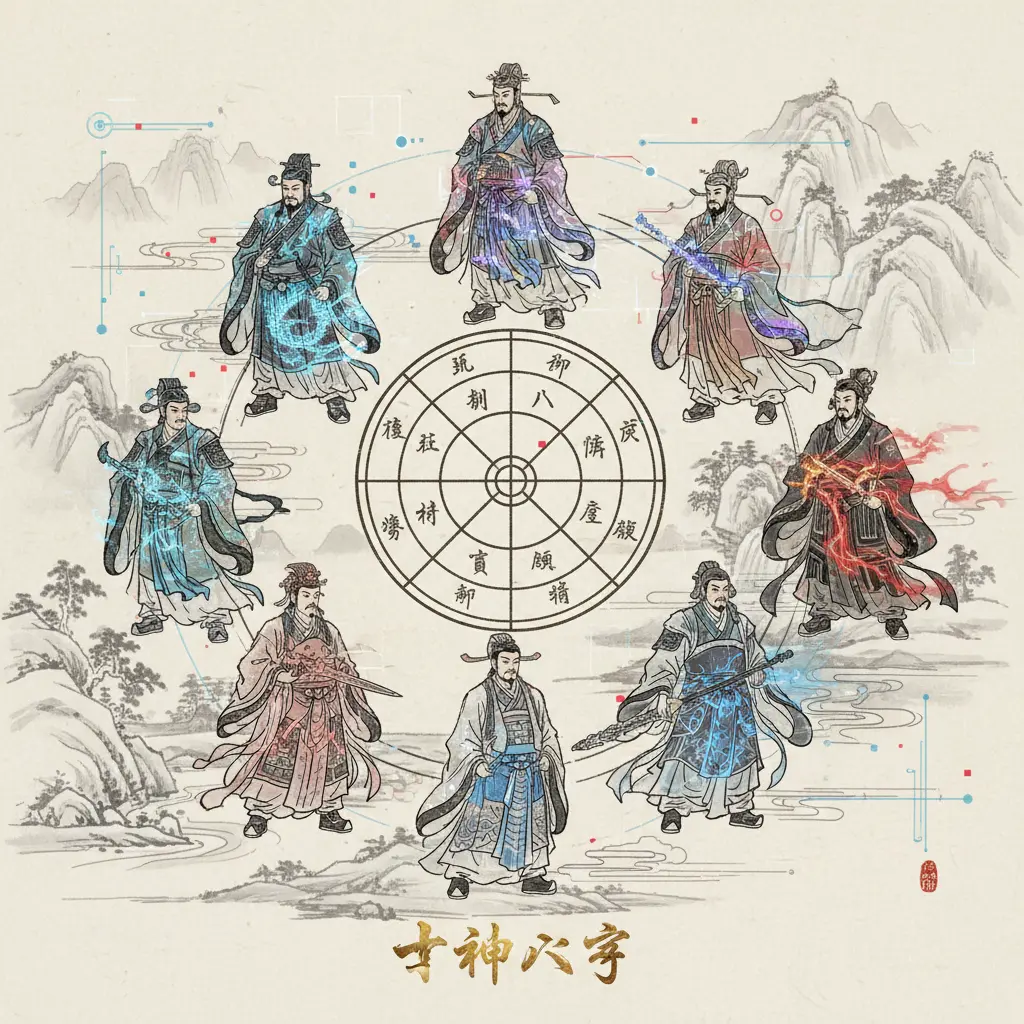 8字 - 十神