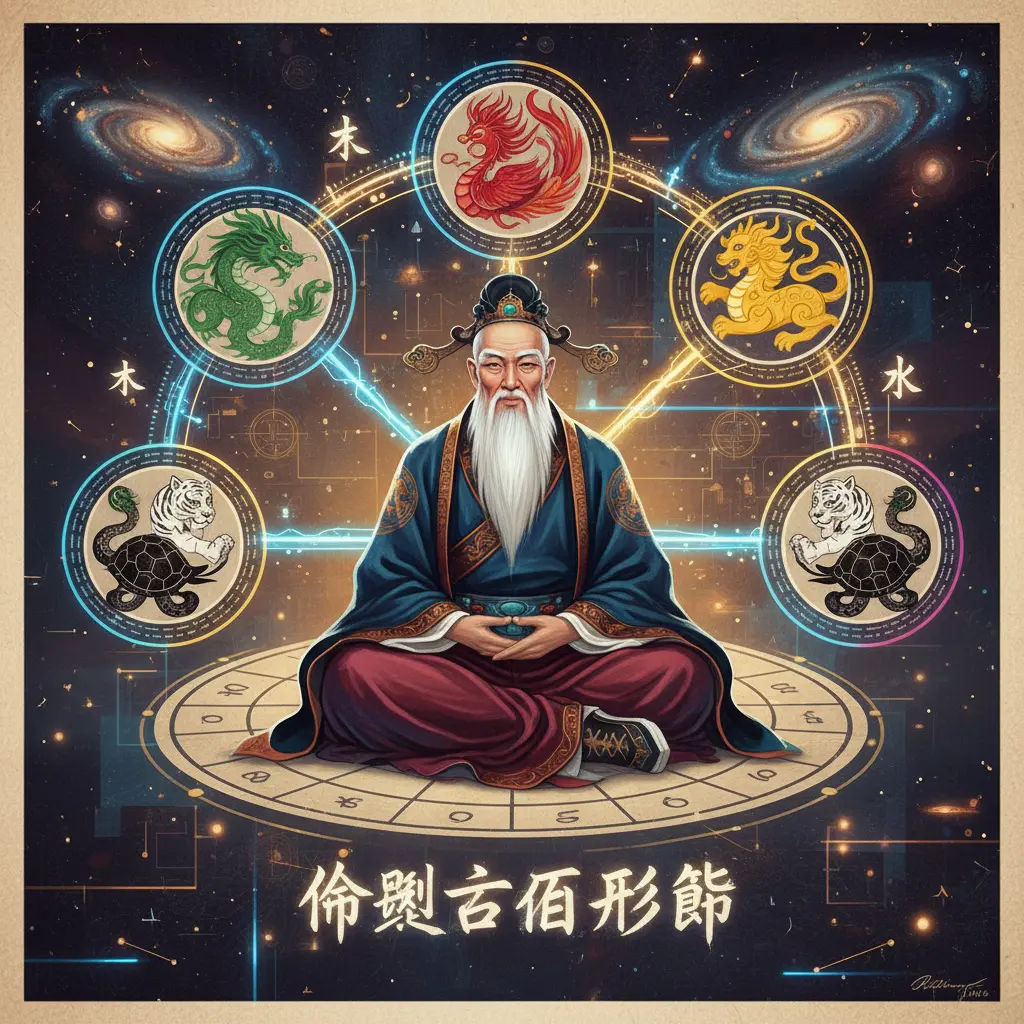 命盤五行分佈 - 算命師