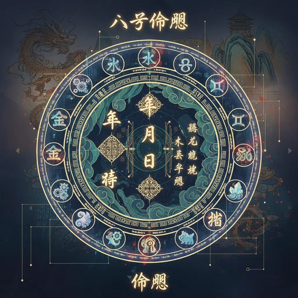 命盤 - 八字命盤