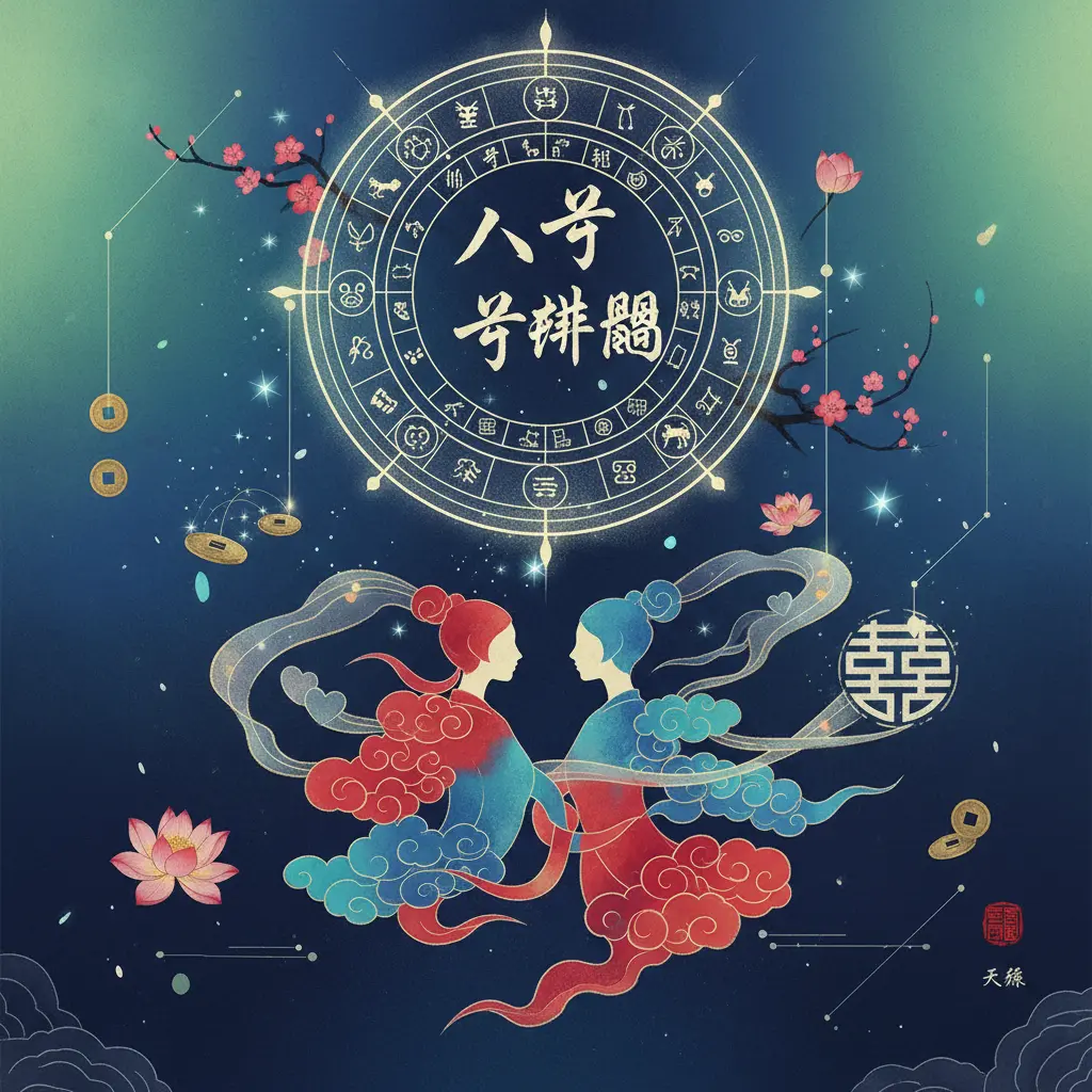 婚姻測算 - 八字排盤