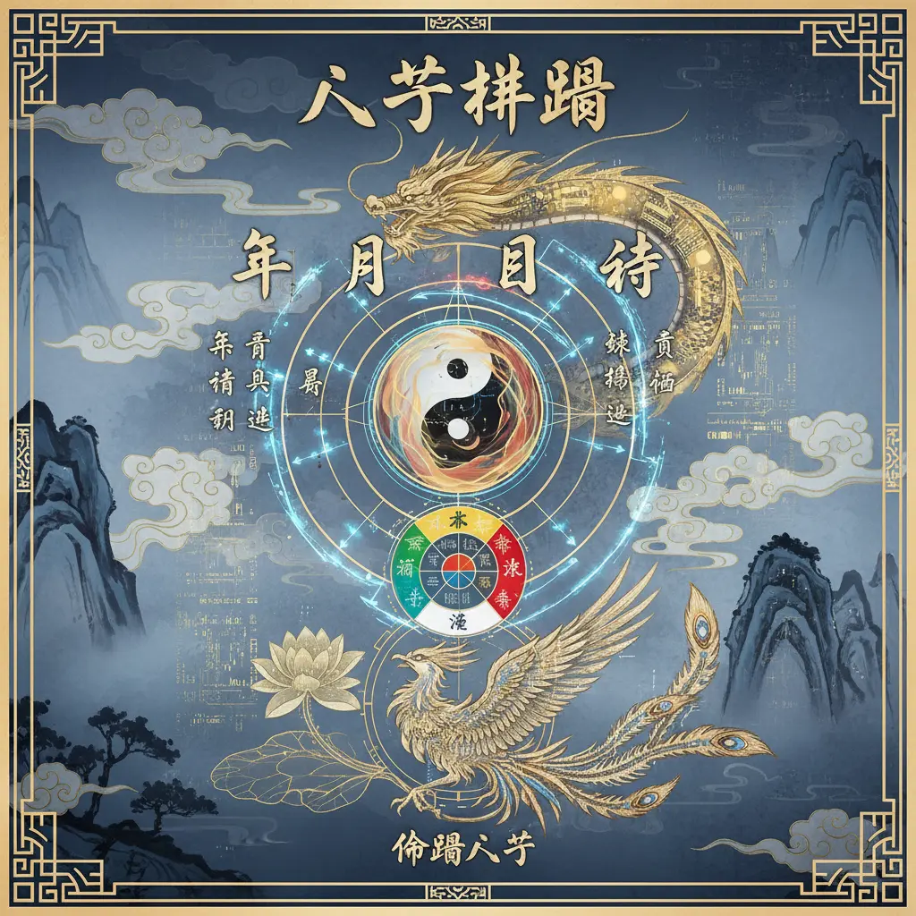 命盤八字 - 八字排盤