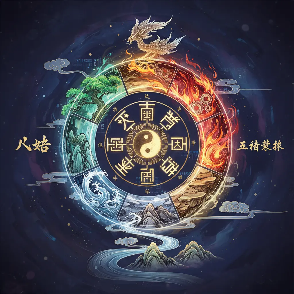 五行結構 - 八卦