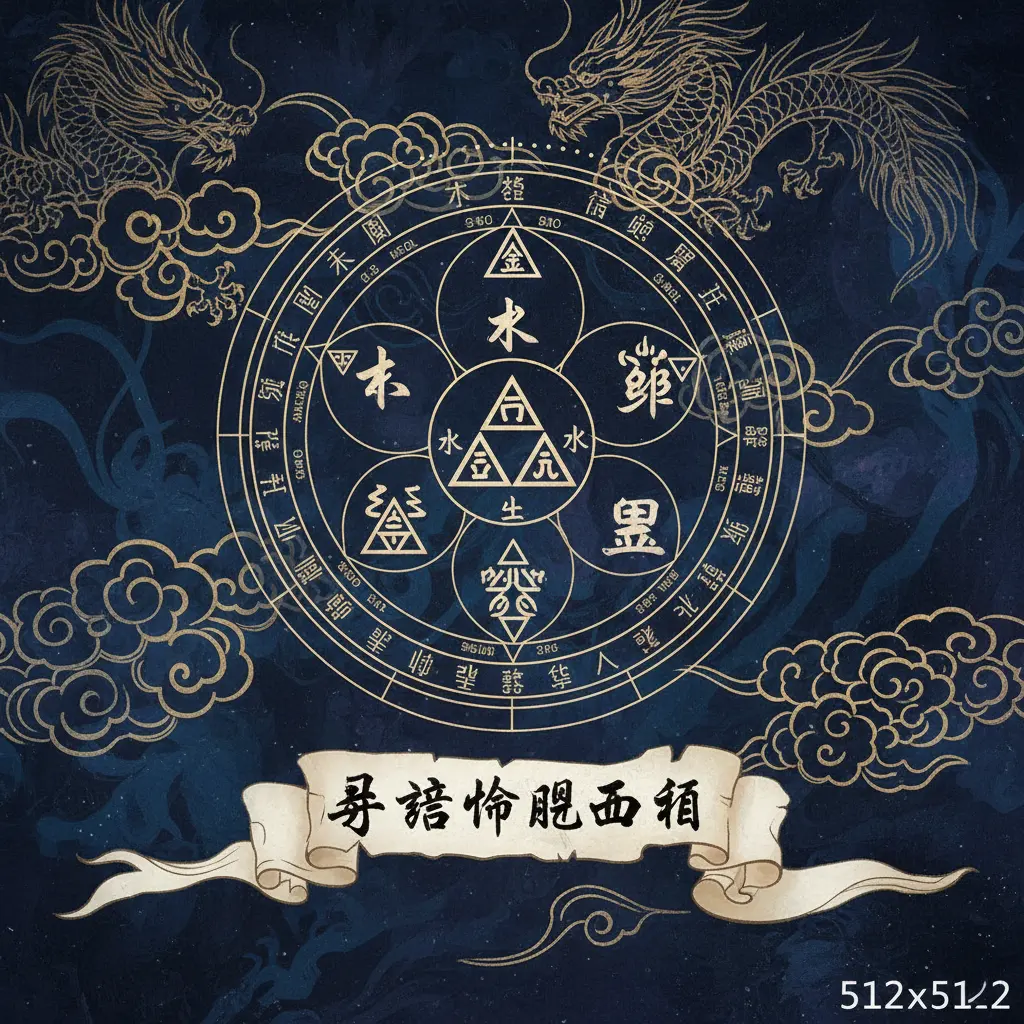 命盤五行分佈 - 易經