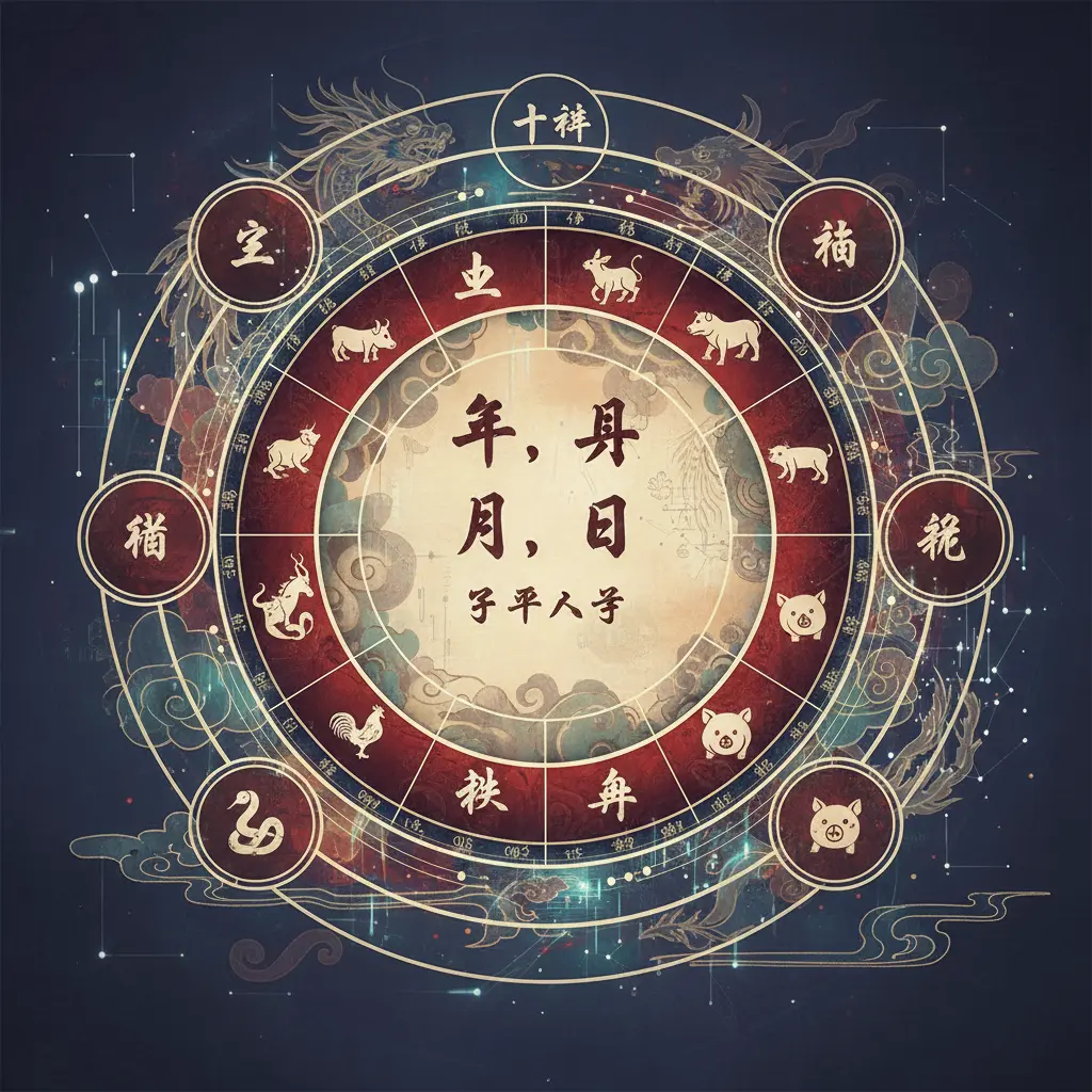 子平八字 - 八字命盤