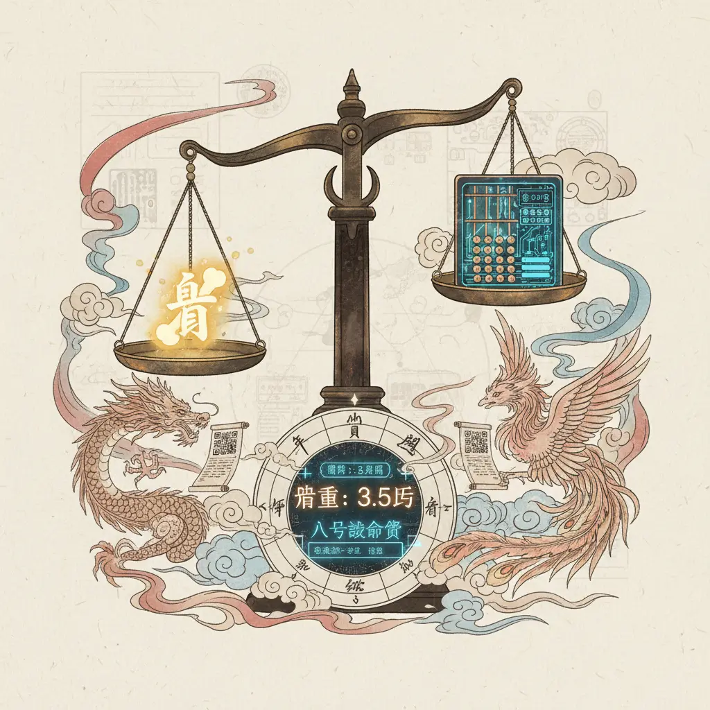 八字計算器 - 骨重