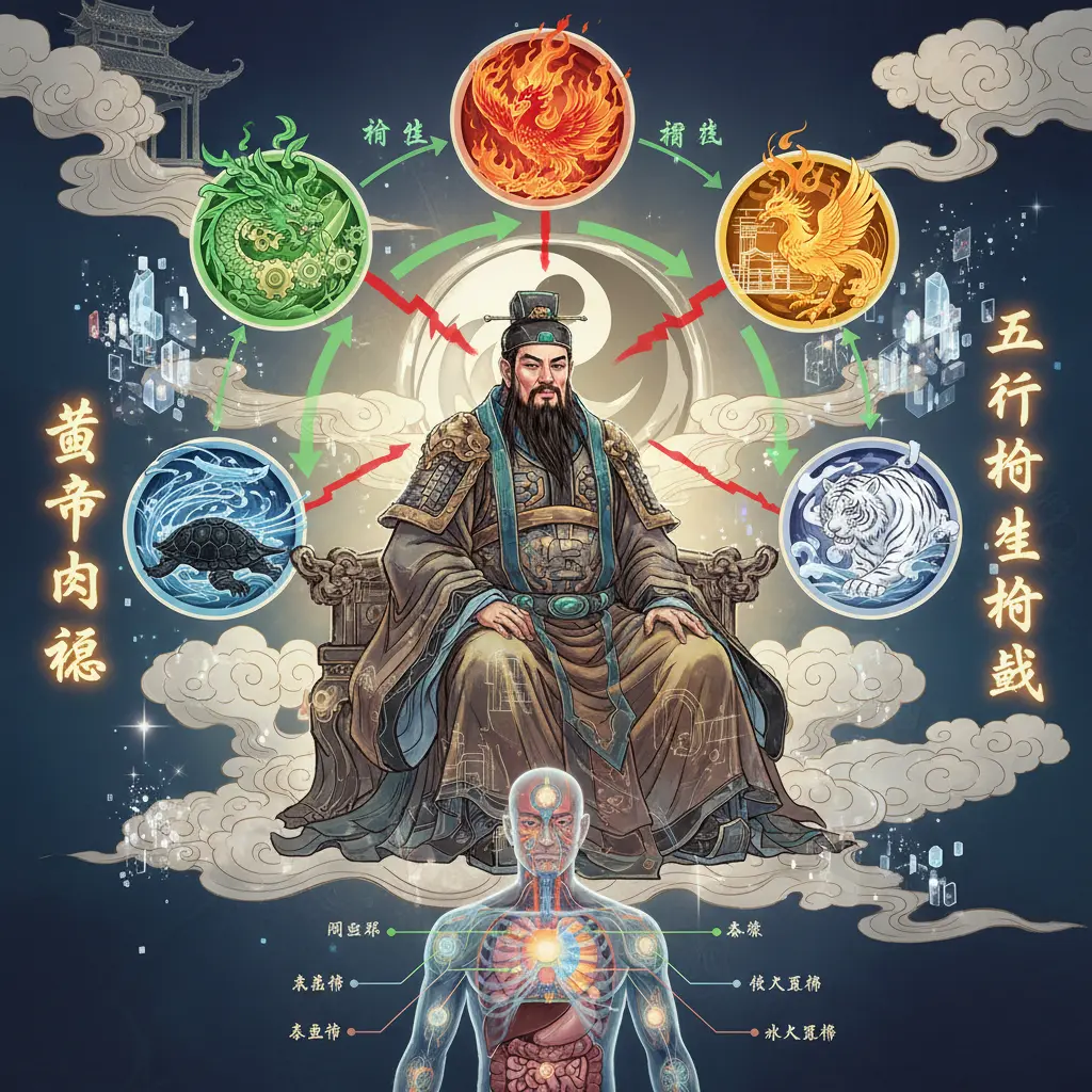 五行相生相剋 - 黃帝內經