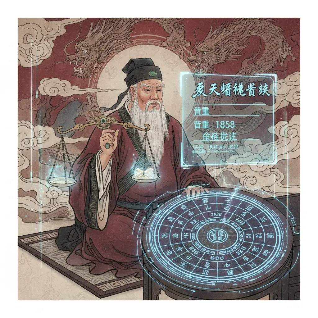 命盤排盤 - 袁天罡稱骨