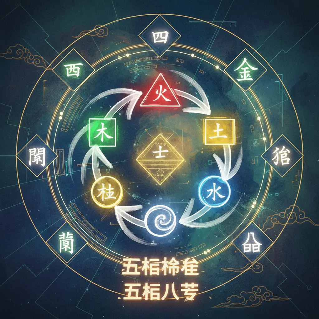 五行八字 - 五行相生