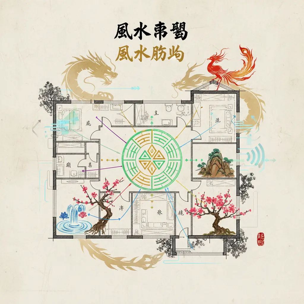 風水草圖 - 風水佈局