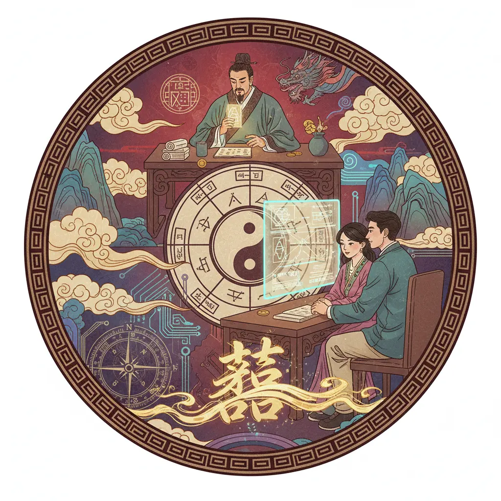 八字合婚 - 周易占卜