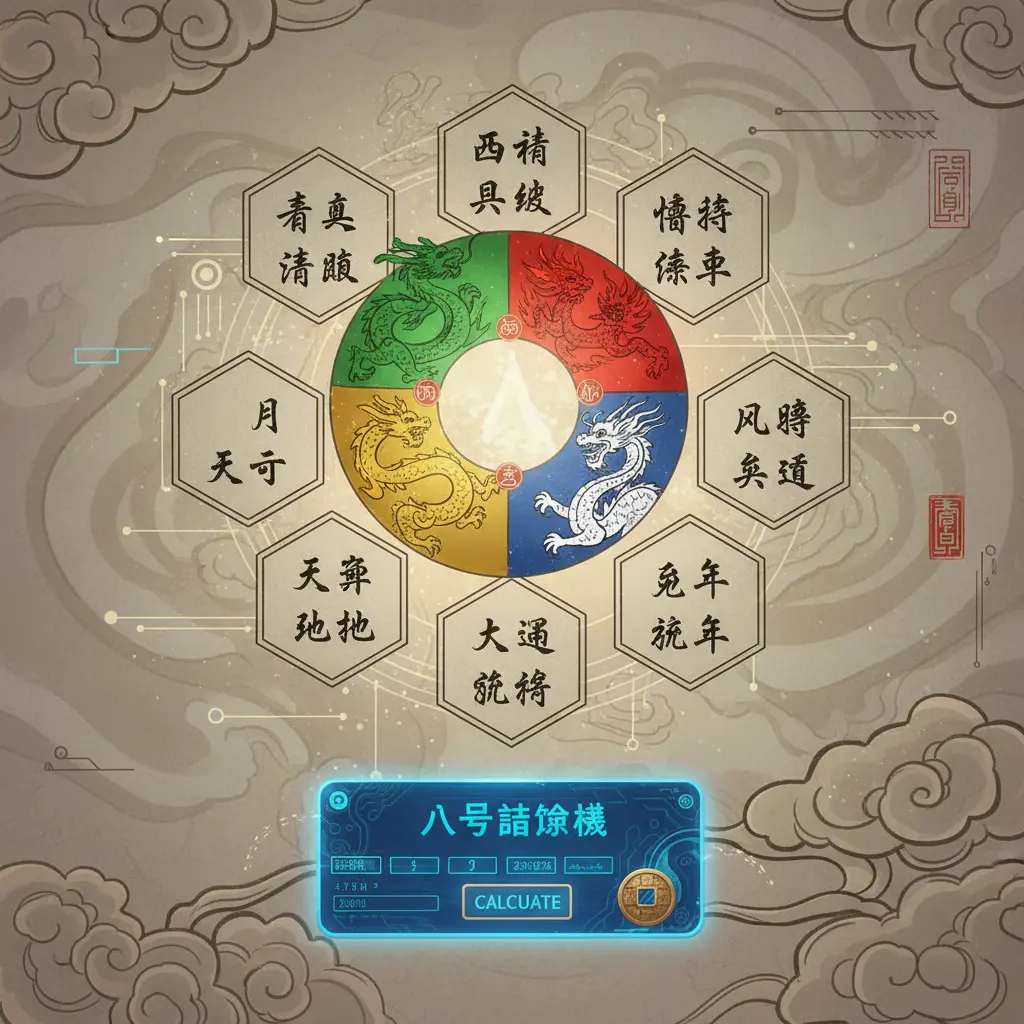 八字計算機 - 五行八字