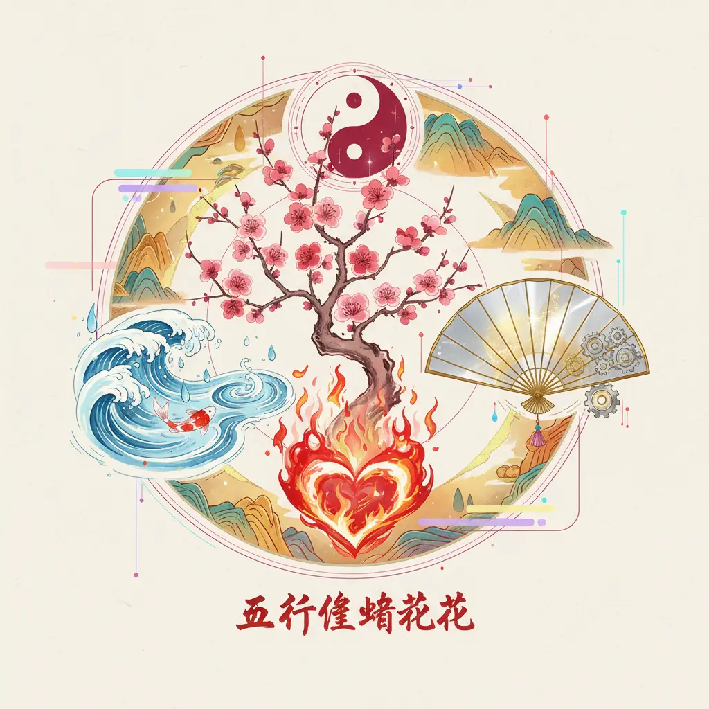 催旺桃花 - 五行