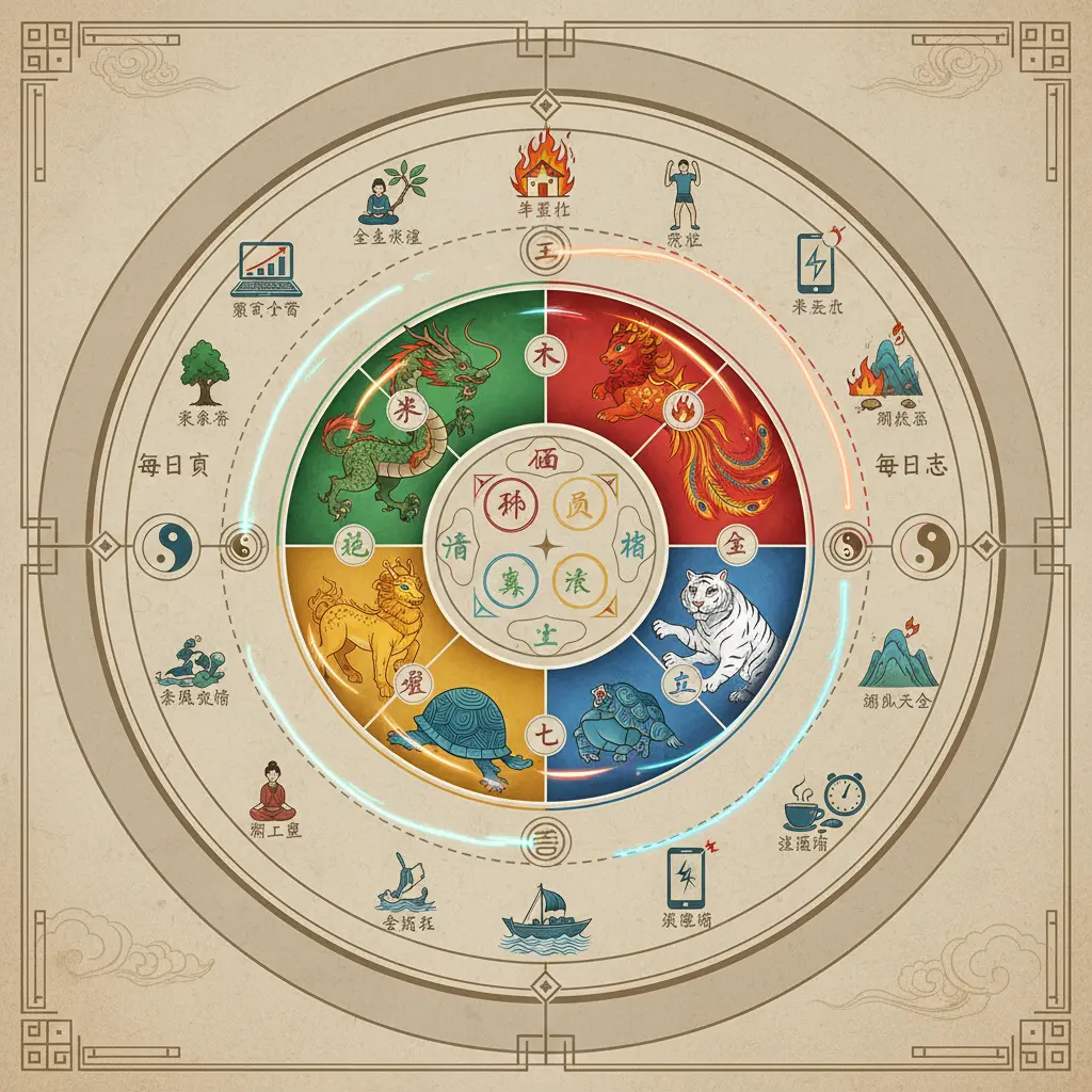 每日宜忌 - 五行