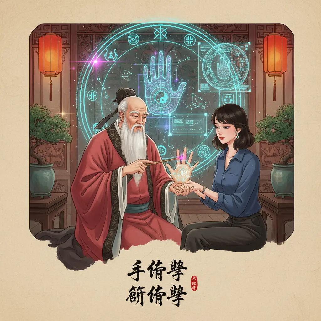 算命師傅 - 手相學
