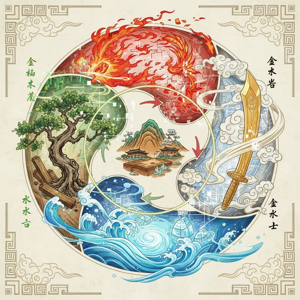 五行理論 - 金木水火土