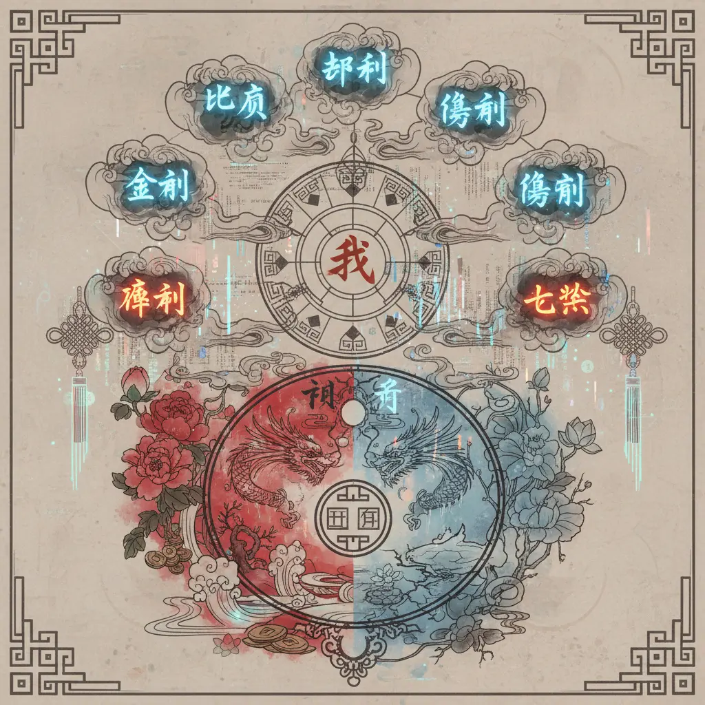 旺衰格局 - 十神