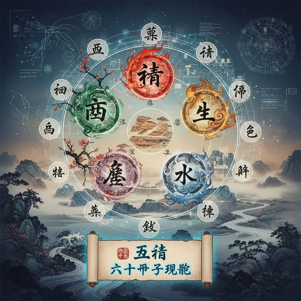 六十甲子理論 - 五行