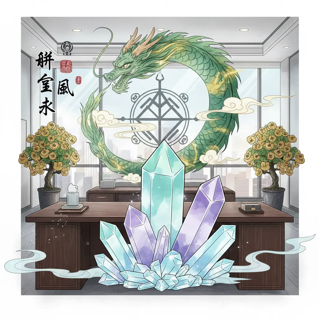 辦公室風水 - 水晶