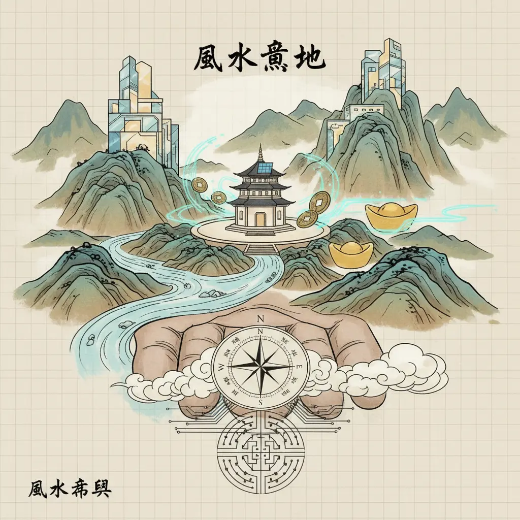 風水草圖 - 風水寶地