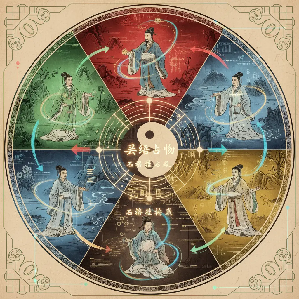 五行相生相剋 - 易經占卜