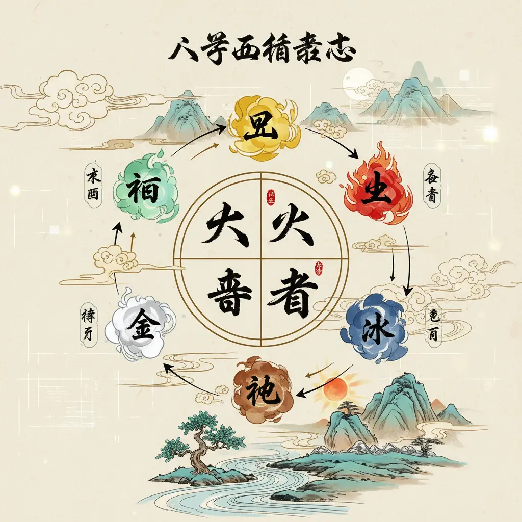 五行喜忌 - 八字