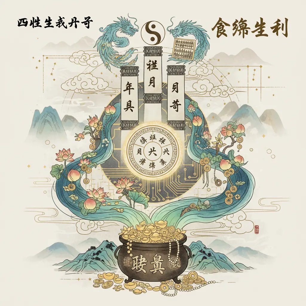 食傷生財 - 四柱生辰八字