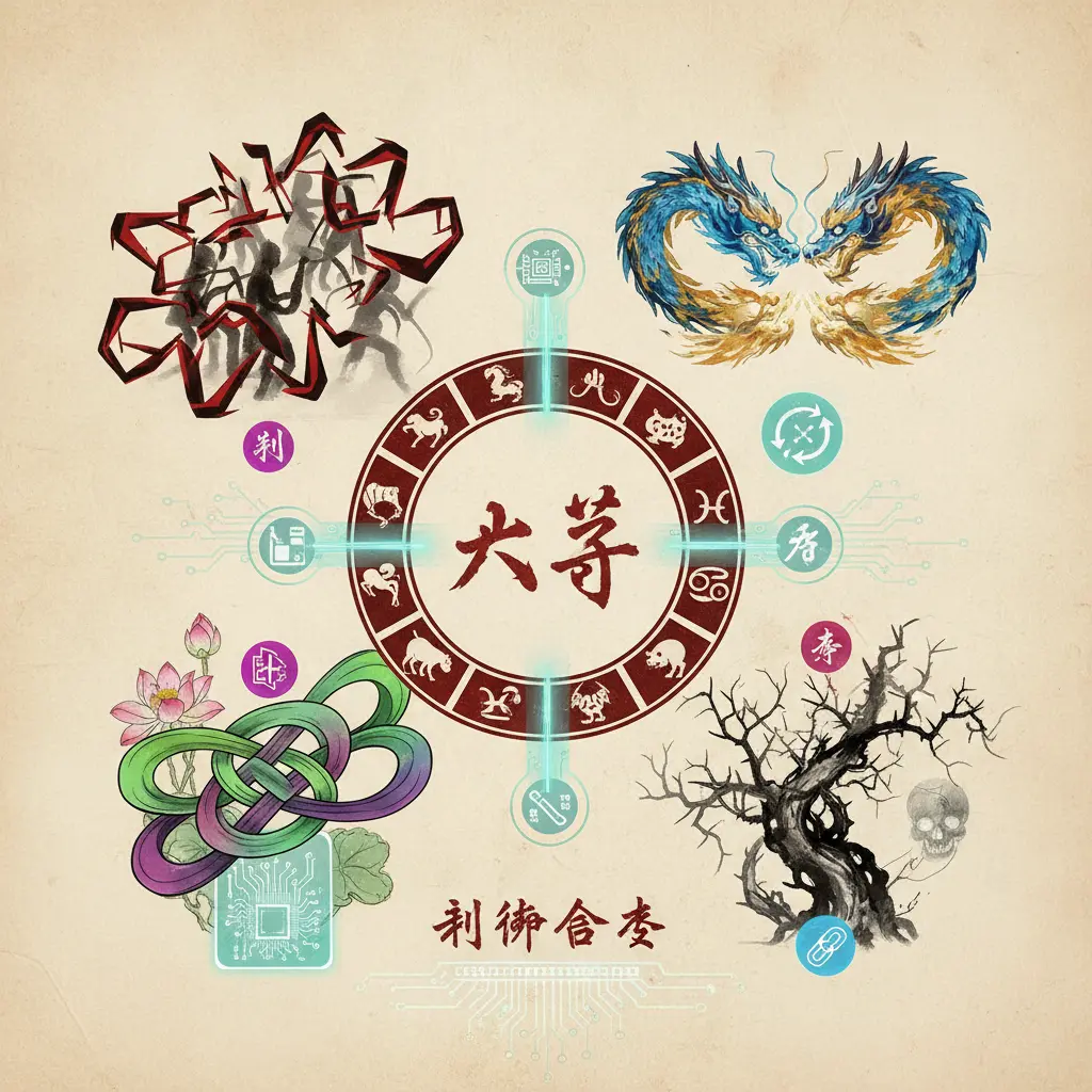 刑衝合害 - 八字