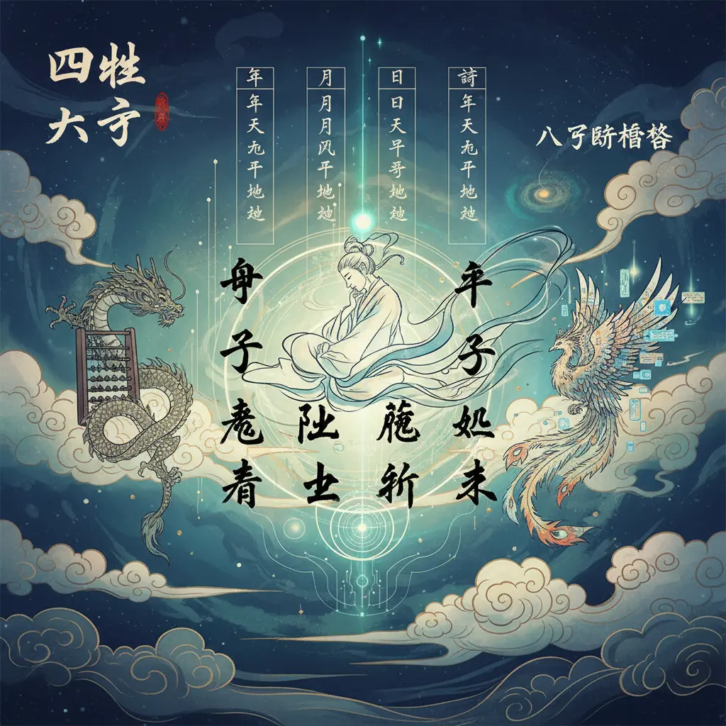 八字斷性格 - 四柱八字