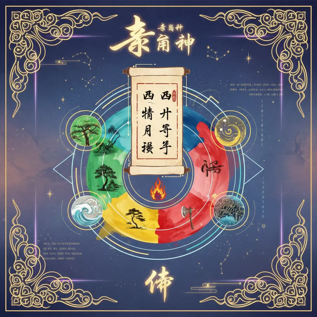 五行喜用神 - 四柱八字