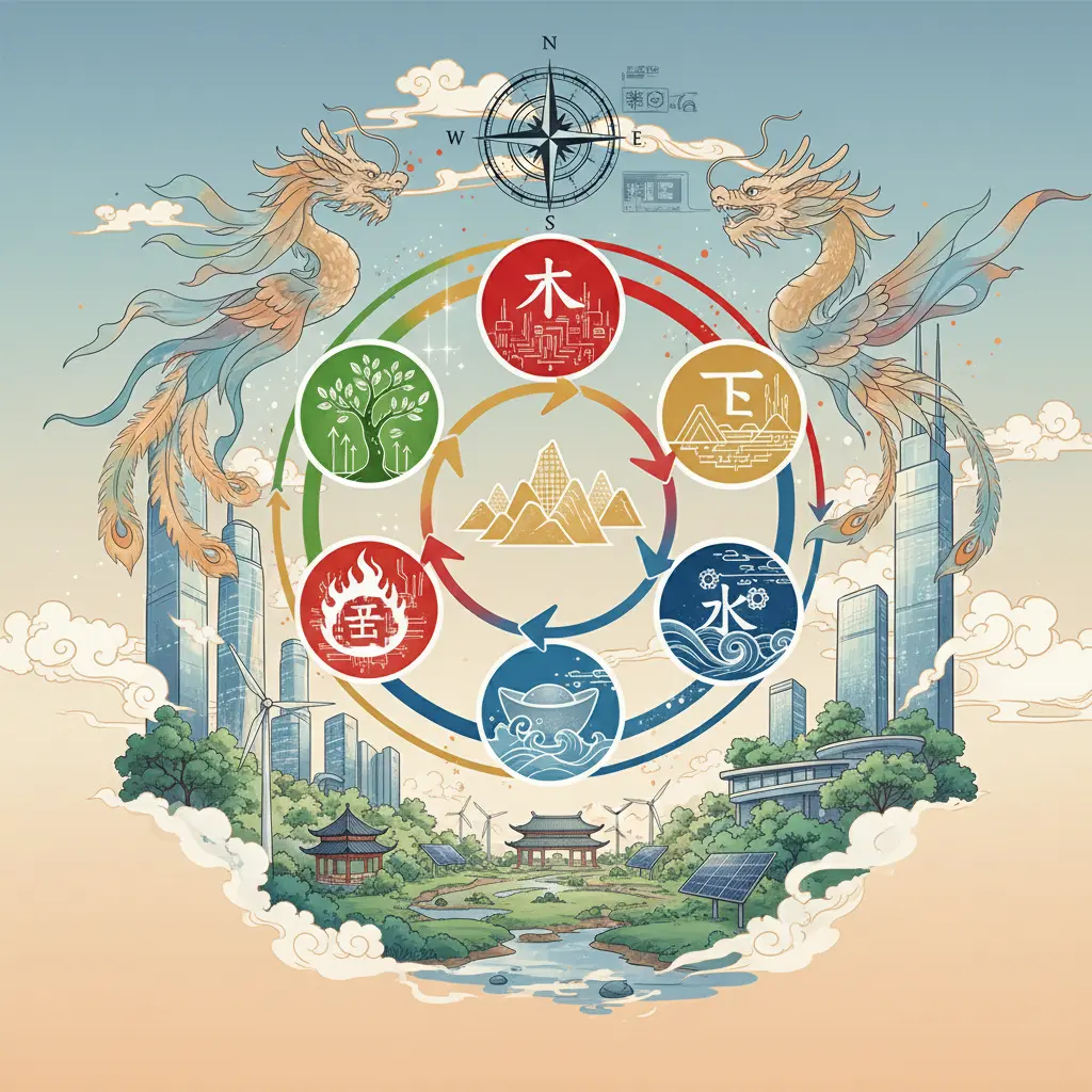 風水改善 - 五行