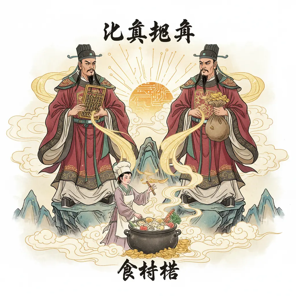 食神格 - 比肩劫財