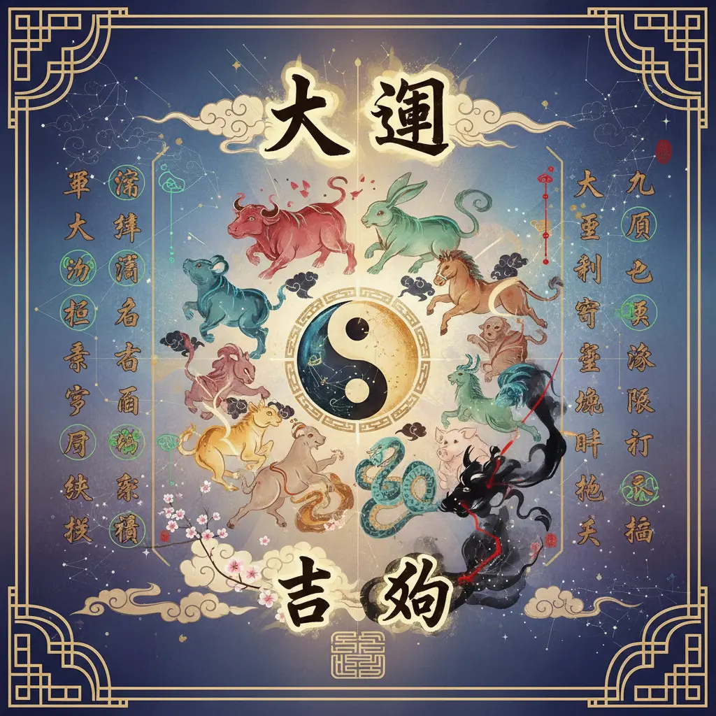 大運吉凶 - 干支