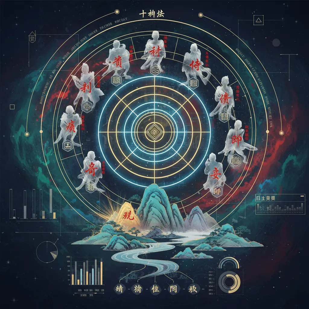 旺衰格局 - 十神法