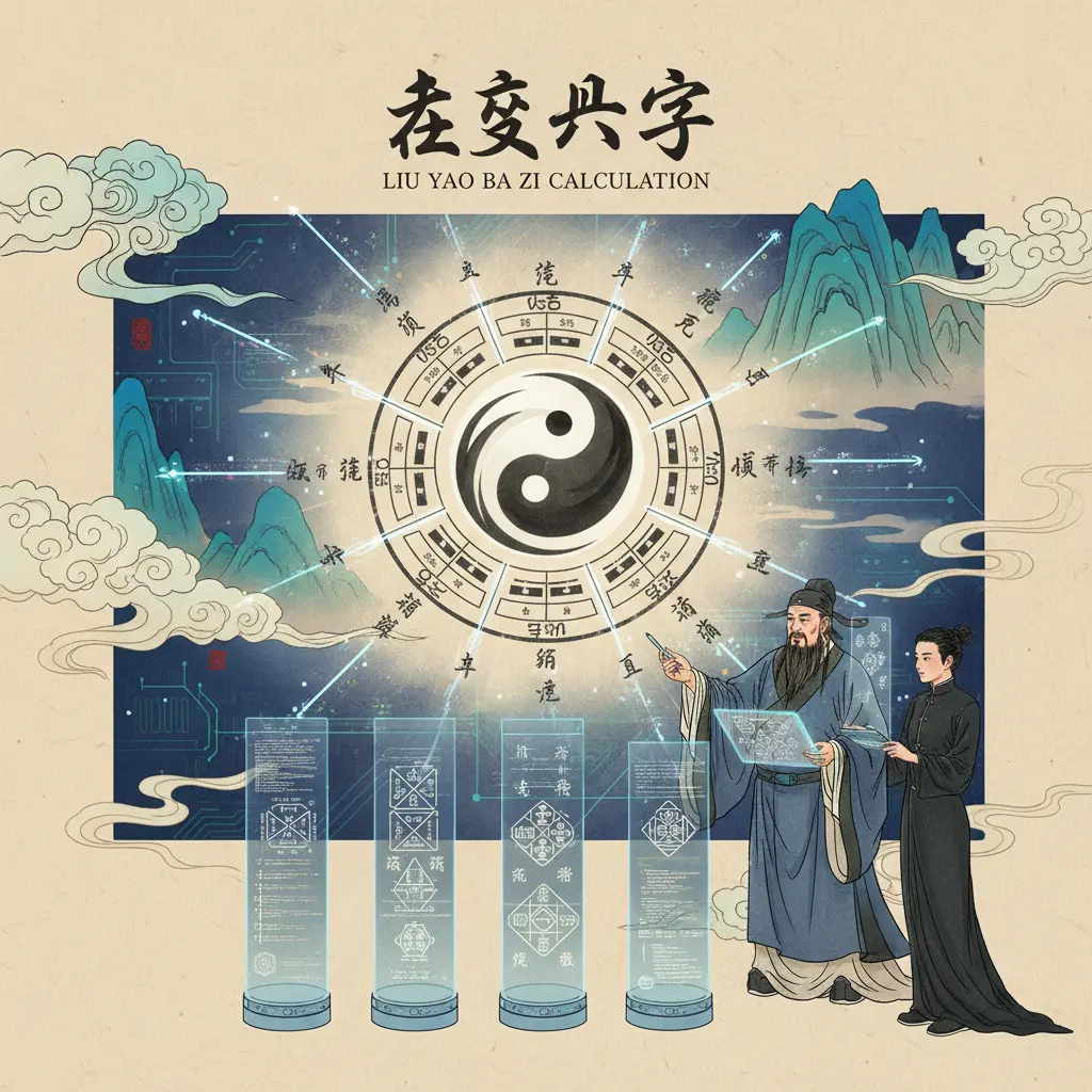 八字計算 - 六爻