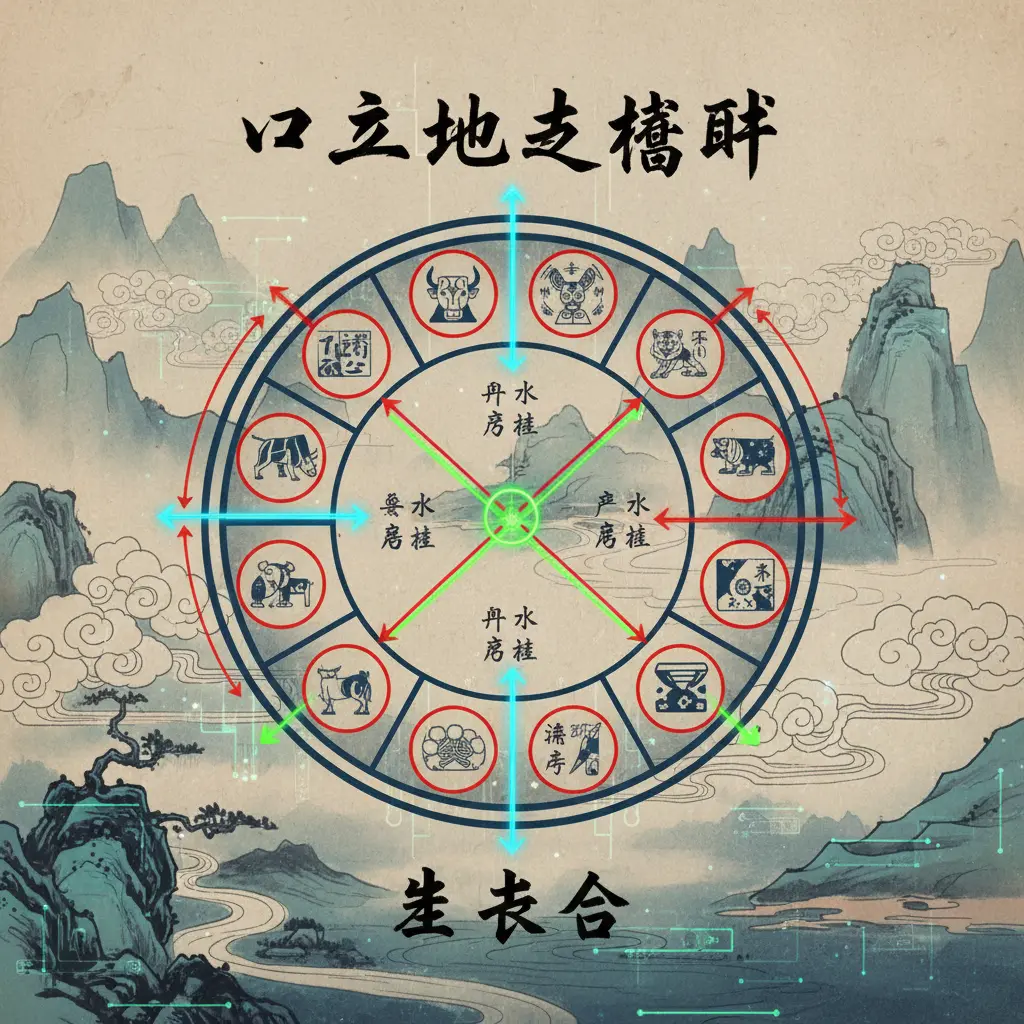 生克合 - 十二地支藏幹