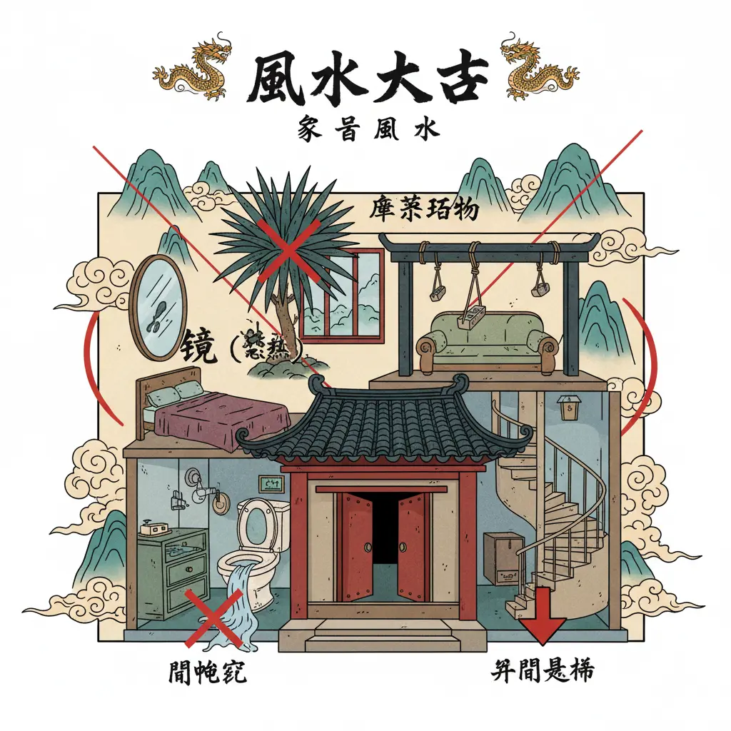 家居風水 - 風水大忌