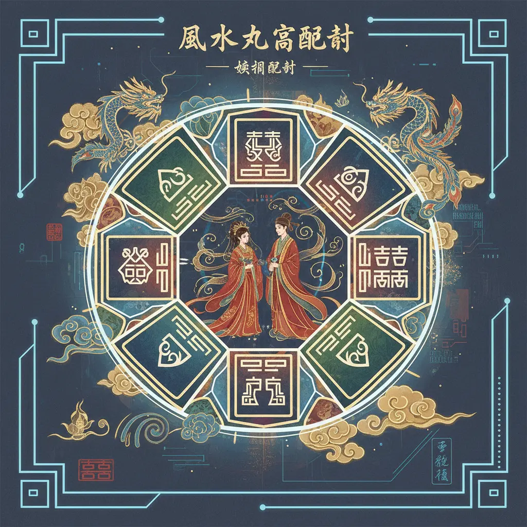 婚姻配對 - 風水九宮配對