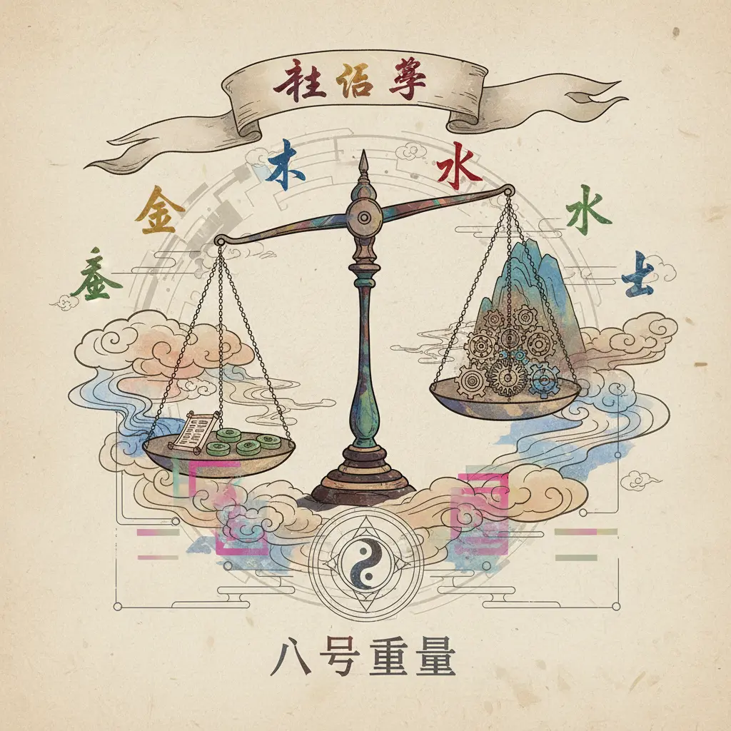 八字重量 - 姓名學