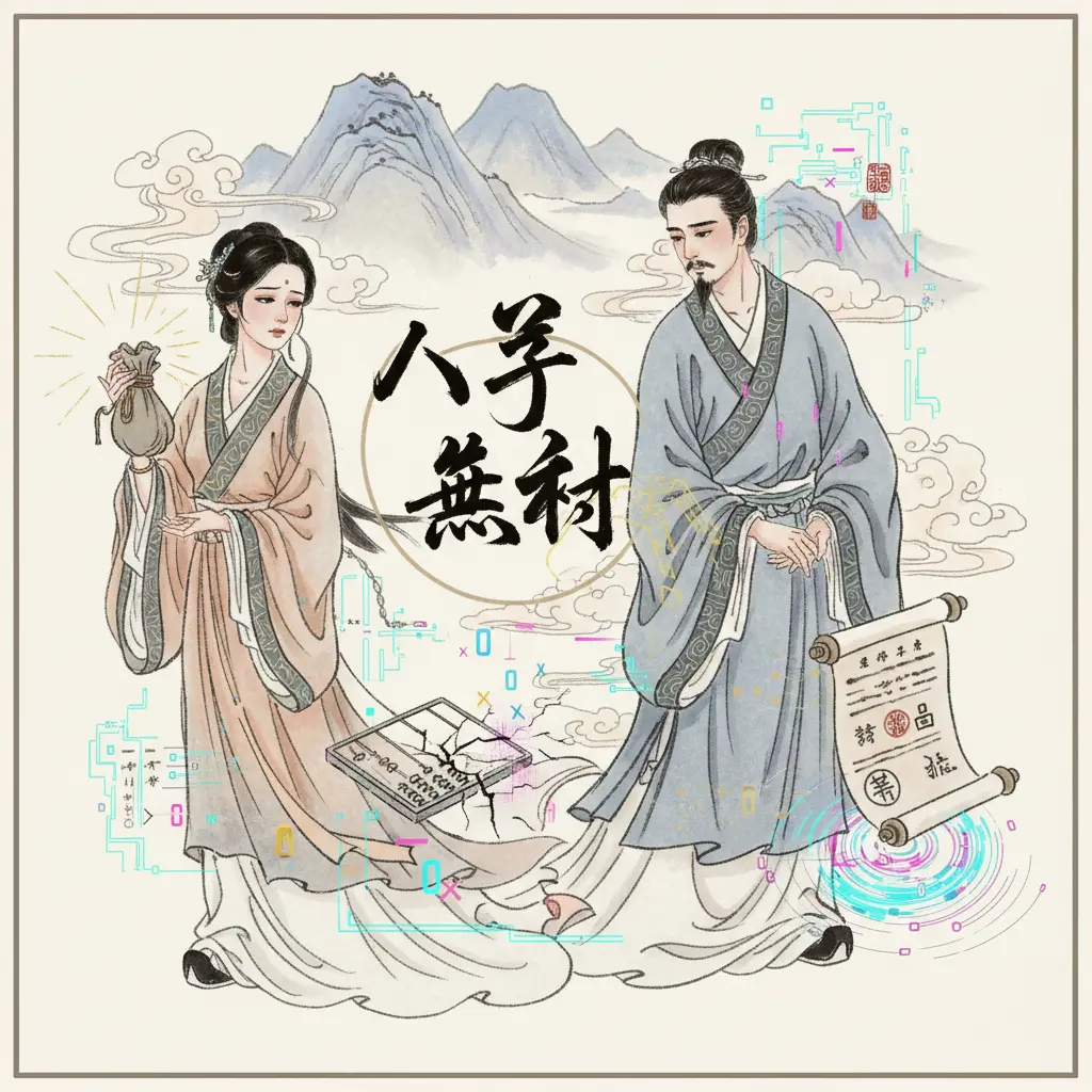 八字婚姻 - 八字無財