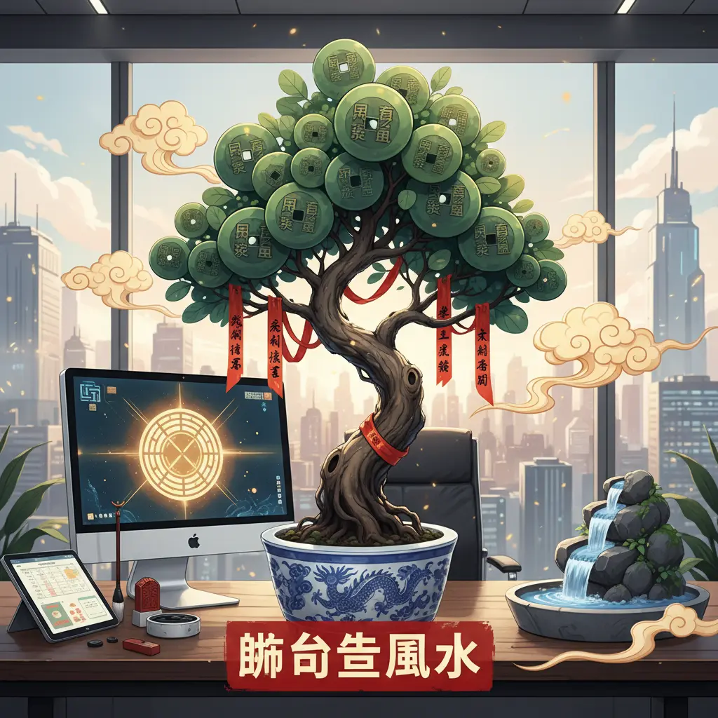 辦公室風水 - 發財樹