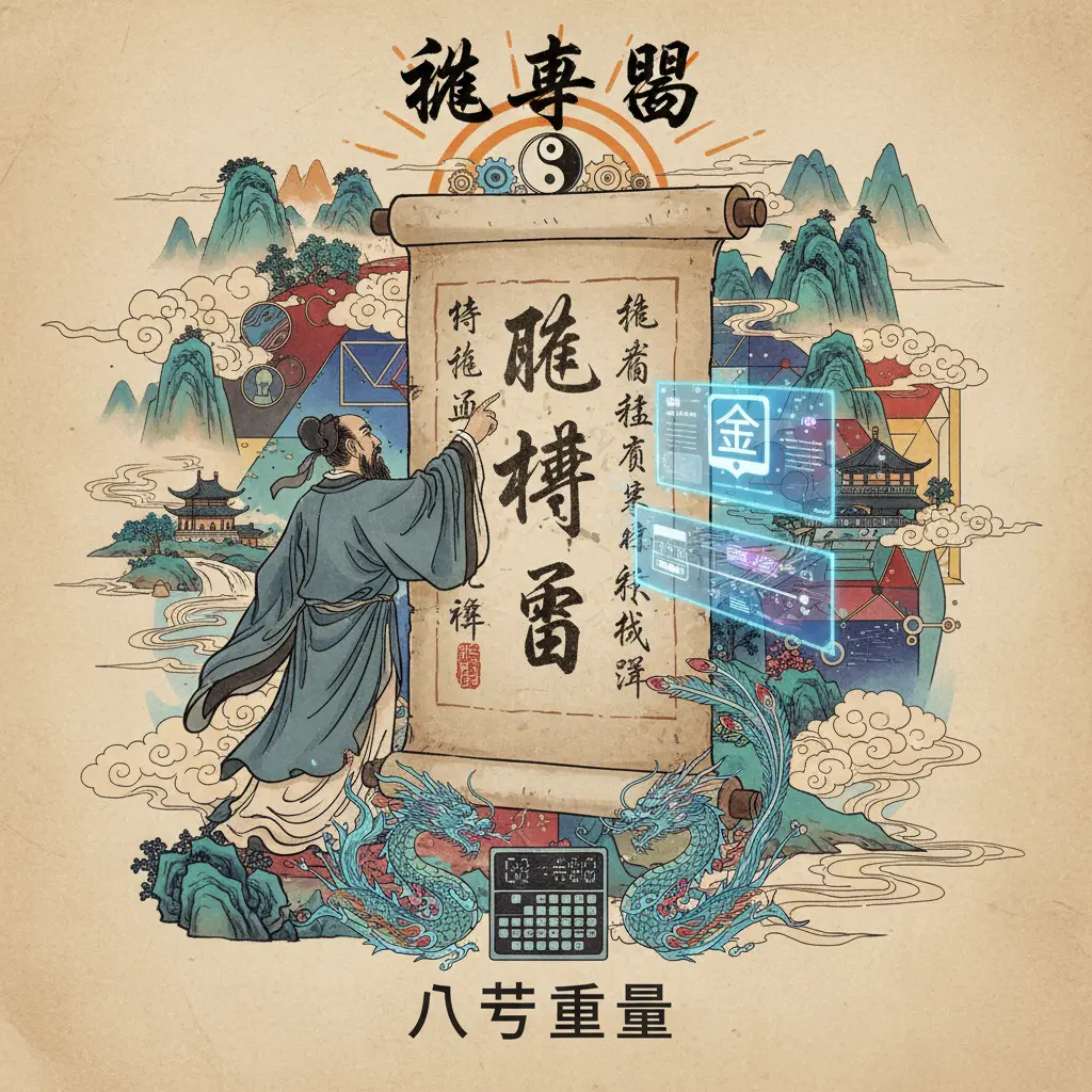 八字重量 - 推背圖