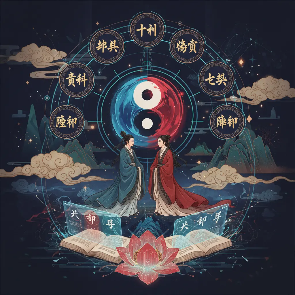 八字合婚 - 十神