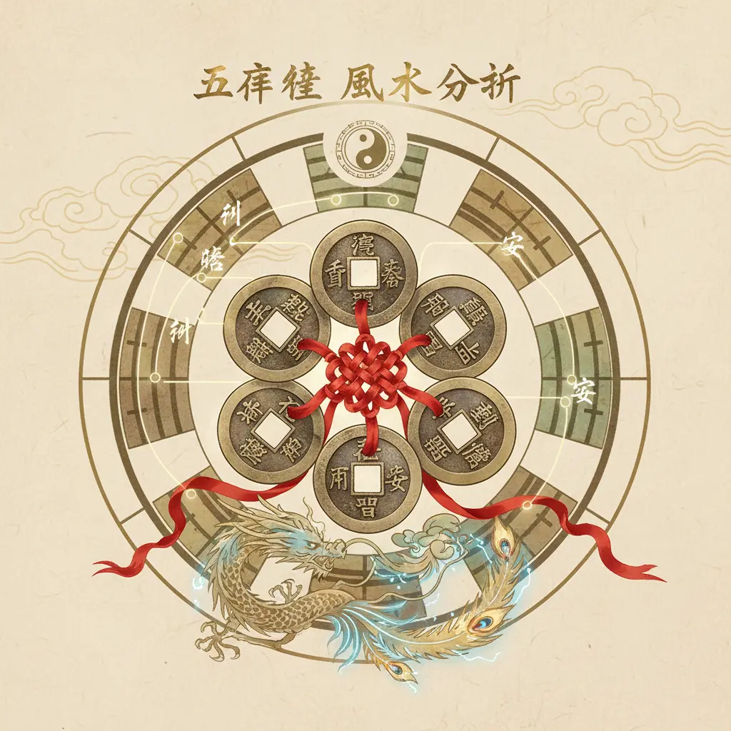 風水分析 - 五帝錢